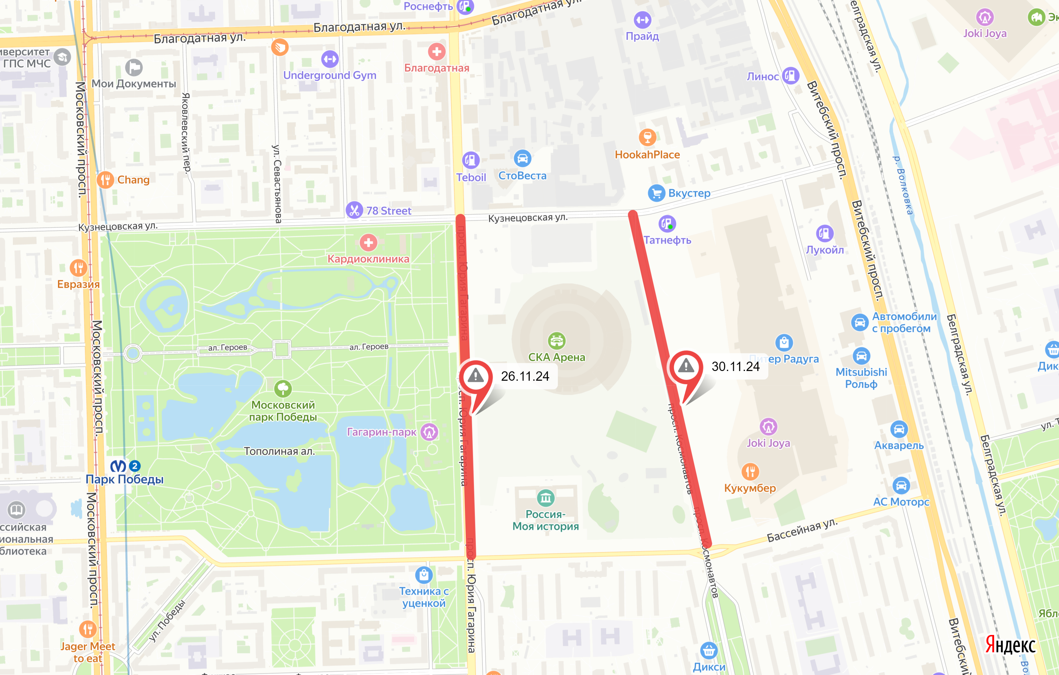 Проезд к Бакунинскому мосту в Пензе закроют с 25 ноября